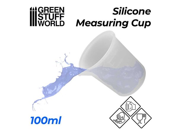 Målebeger i silikon - 100ml Green Stuff World 