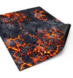 Neoprene Mat 22x32 Flamecoil Path Green Stuff World - 56 x 76 cm