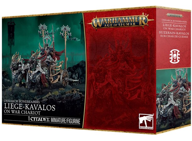 Ossiarch Bonereapers Liege-Kavalos on War Chariot - Age of Sigmar 