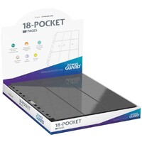 Pages 18-pocket x100 Grå Ultimate Guard Plastlommer