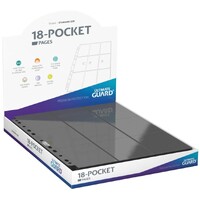 Pages 18-pocket x50 Grå Ultimate Guard Plastlommer