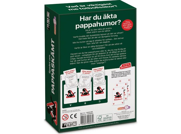 Pappaskämt - SVENSK 