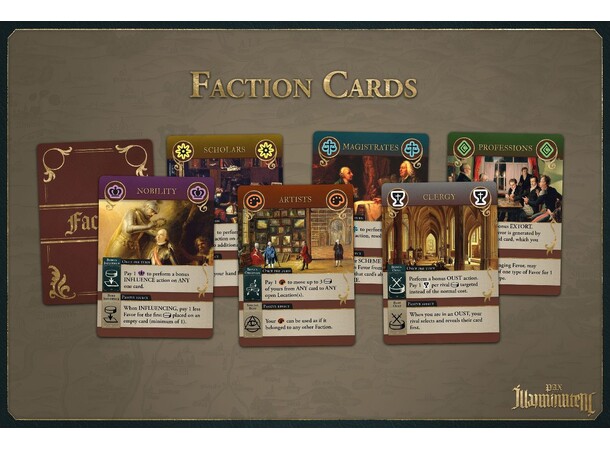 Pax Illuminaten Brettspill 