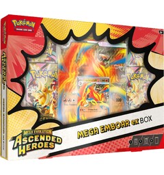 Pokemon Ascended Heroes Mega Emboar ex Box