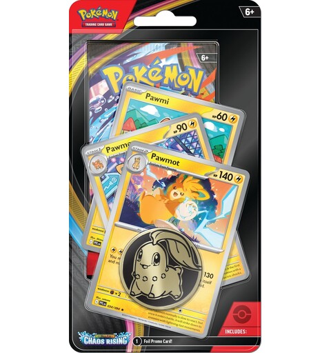 Pokemon Chaos Rising Prem. Checklane #2 Pawmot, Pawmo, Pawmi