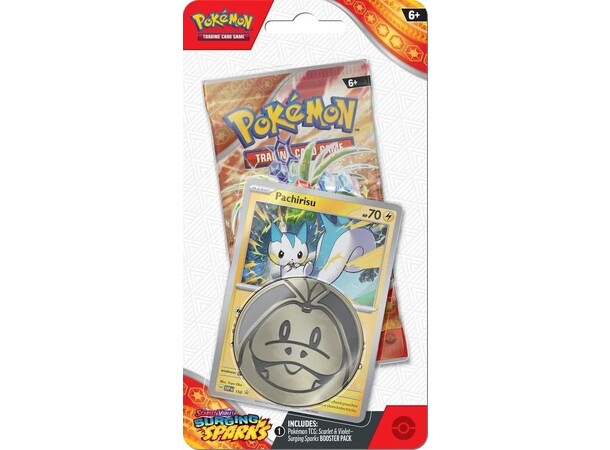 Pokemon Surging Sparks Blister Pachirisu 1 Pack Booster Blister Checklane