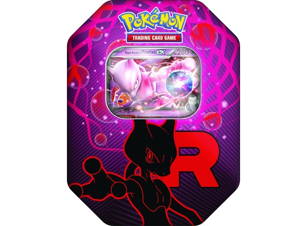 Pokemon Tin Box Mewtwo ex Team Rocket - Fall 2025 