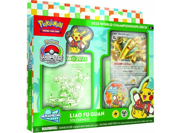 Pokemon World Championship Deck 2025 #2 Liao Fu Guan - Joltdengo 