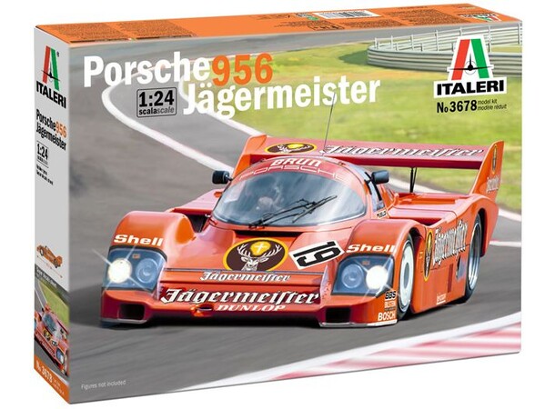 Porsche 956 Jägermeister Italeri 1:24 Byggesett 