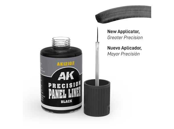 Precision Panel Liner - Black 30ml AK Interactive 