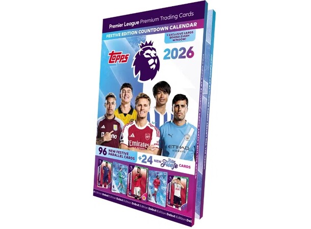 Premier League 2026 Julekalender Topps - Advent Calendar 