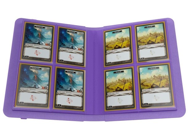 Prime Album 8-Pocket Purple Gamegenic 