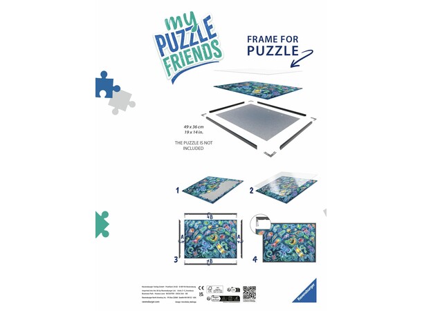 Puslespill Ramme 500 biter 49x36 cm Ravensburger Puzzle 