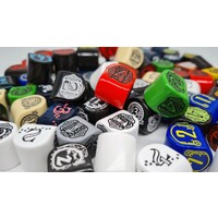 RPG Dice Modern D4  Terning - 1 stk Assortert farge