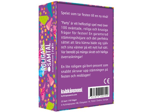 Roligare Samtal Party - SVENSK 