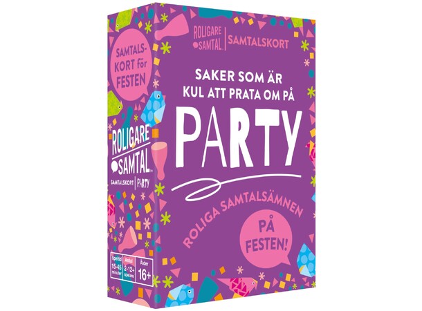 Roligare Samtal Party Partyspel Svensk utgåva 