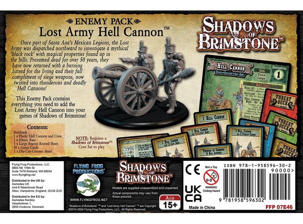 Shadows of Brimstone Lost Army Hell Cannon Enemy Pack 