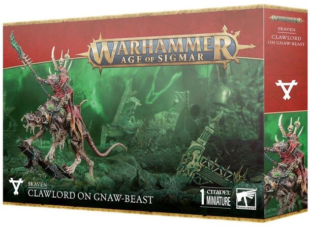 Skaven Clawlord on Gnaw-beast Warhammer Age of Sigmar 
