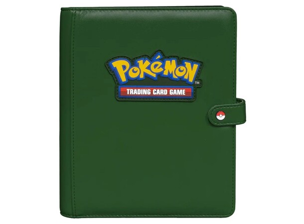 Snap Binder Pokemon 4-Pocket Grønn Ultra Pro 