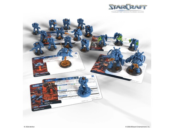 StarCraft Two Player Starter Set Founders Ed - Tabletop Miniatures Game 