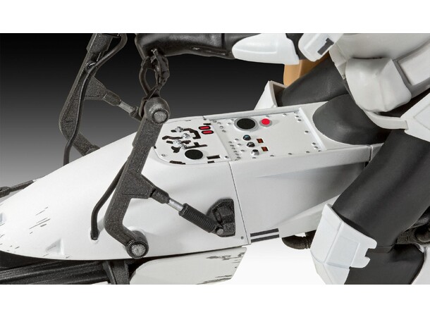 Star Wars Speeder Bike The Mandalorian Revell 1:12 Byggesett 