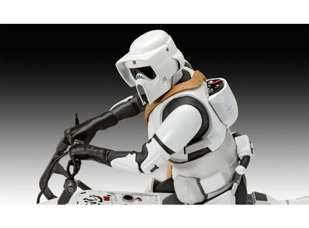 Star Wars Speeder Bike The Mandalorian Revell 1:12 Byggesett