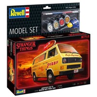 Stranger Things VW T3 Bus Surfer Boy Revell 1:25 Byggesett
