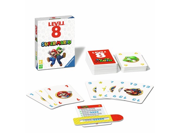 Super Mario Level 8 Kortspel Svensk utgåva 