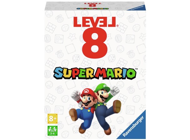 Super Mario Level 8 Kortspel Svensk utgåva 