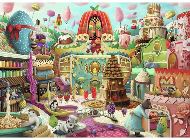 Sweet Street 1000 biter Puslespill Ravensburger Puzzle 
