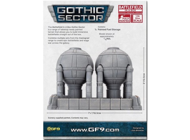 Terreng Fuel Storage Battlefield in a Box - Gothic Sector 