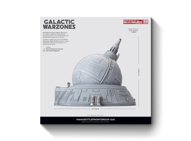 Terreng Rebel Outpost Ion Cannon Battlefield in a Box - Galactic Warzones 