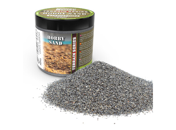 Thin Hobby Sand - Dark Grey 200ml Green Stuff World 