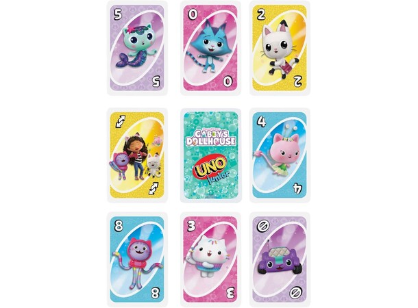UNO Junior Gabbys Dollhouse Kortspill 