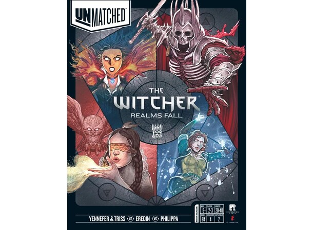 Unmatched The Witcher Realms Falls Brettspill 