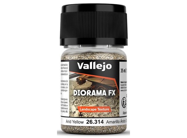 Vallejo Diorama FX Arid Yellow 0,5-2mm Landscape Texture - 35ml 