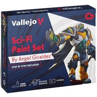 Vallejo Game Color Sci-Fi Paint Set 