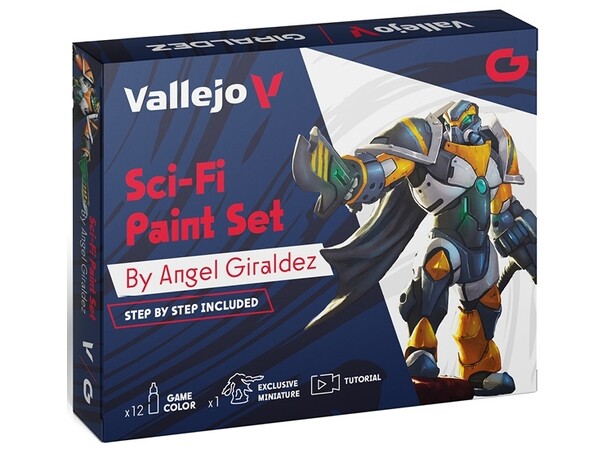 Vallejo Game Color Sci-Fi Paint Set 