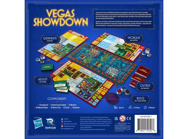 Vegas Showdown Brettspill