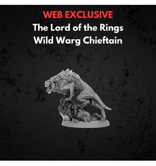 Wild Warg Chieftain Middle-earth Strategy Battle Game