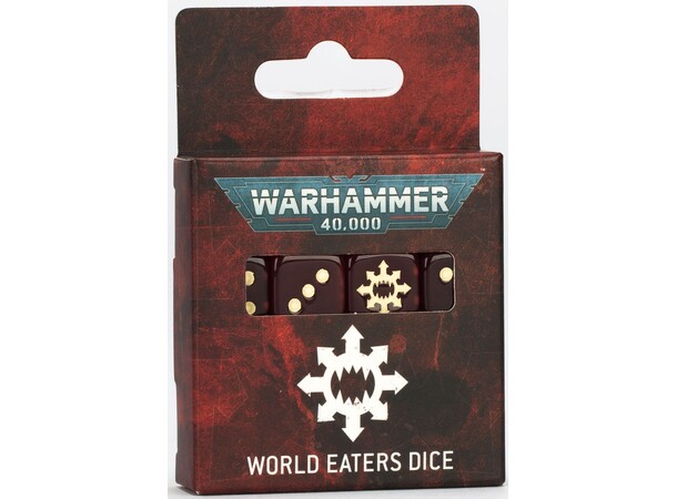 World Eaters Dice Set Warhammer 40K 