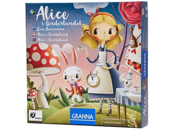 #Alice i Eventyrland Brettspill Norsk utgave 