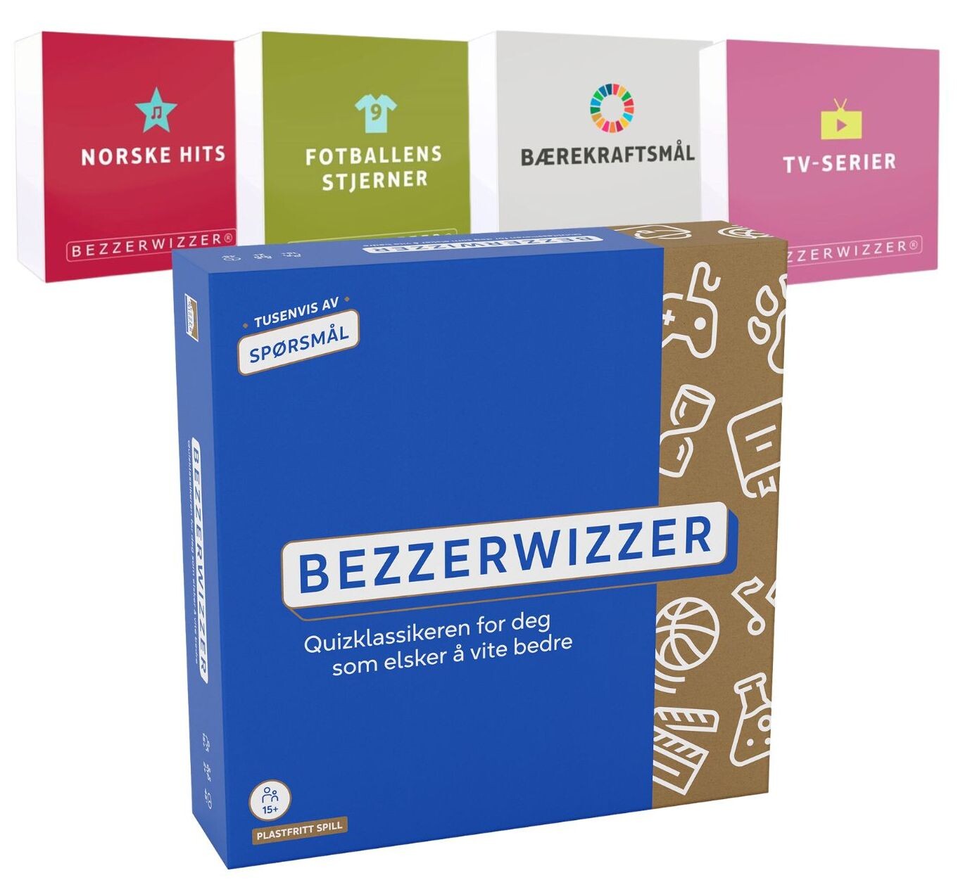 Bezzerwizzer Bundle - Med 4 utvidelser Norsk utgave