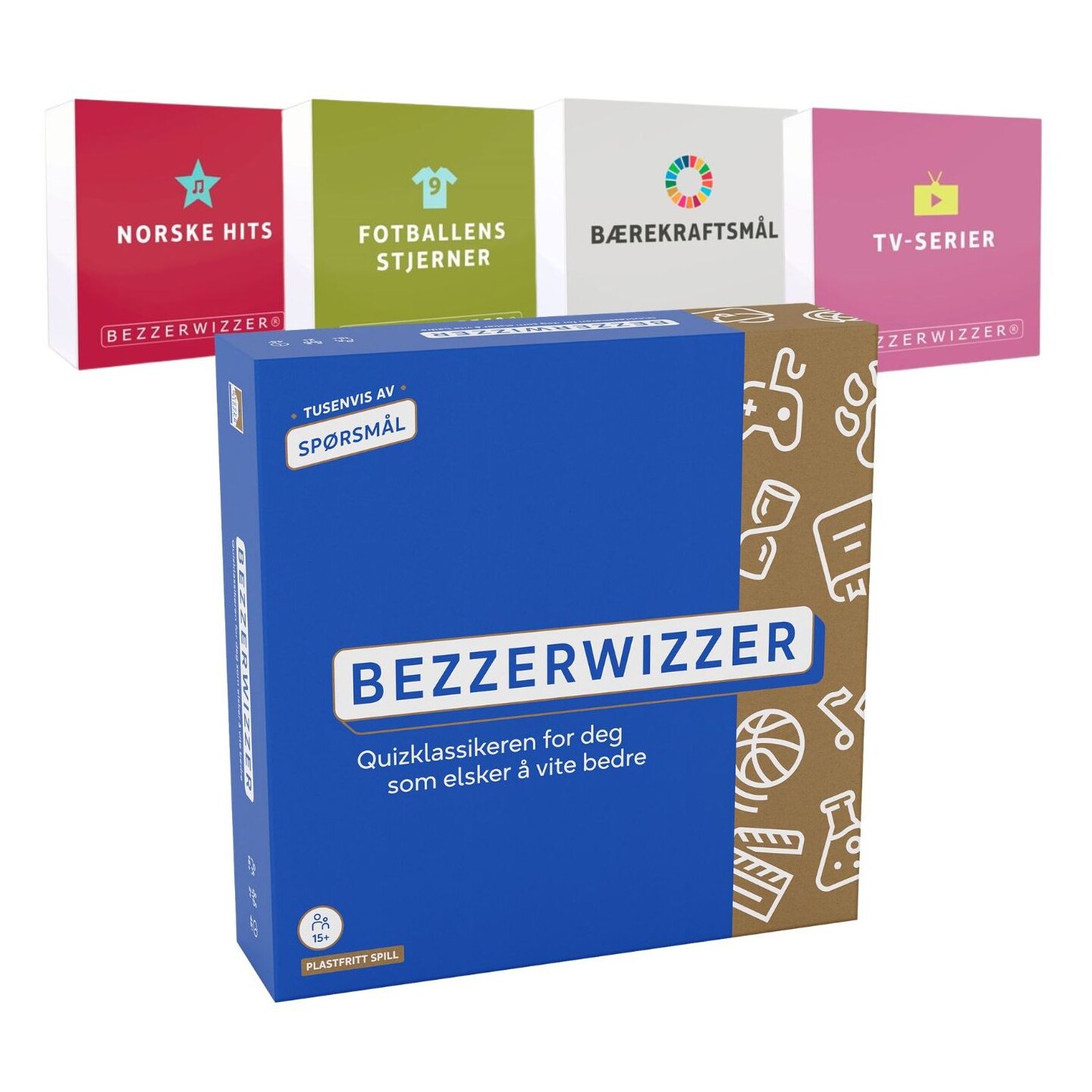 Bezzerwizzer Bundle - Med 4 utvidelser Norsk utgave