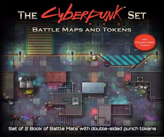 The Cyberpunk Set Battle Maps and Tokens