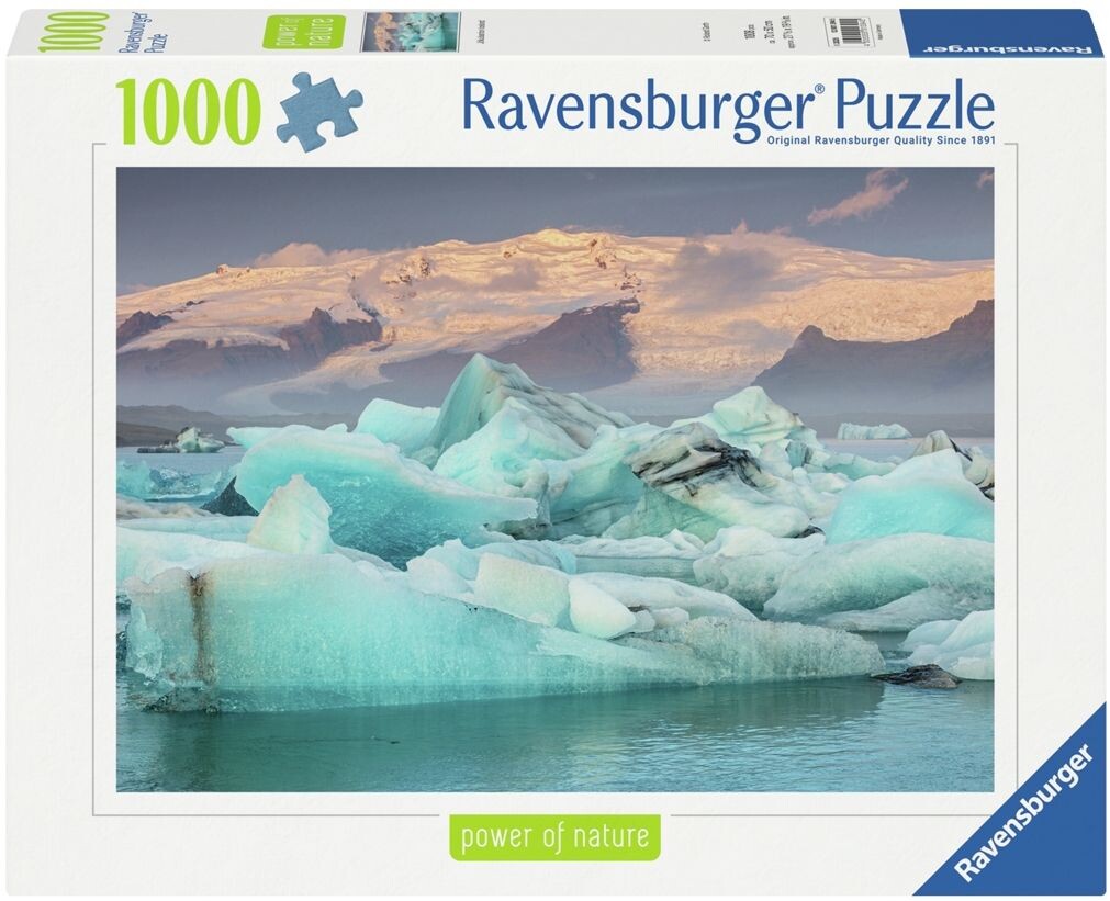 Jokulsarlon Iceland 1000 biter Ravensburger Puzzle Puslespill