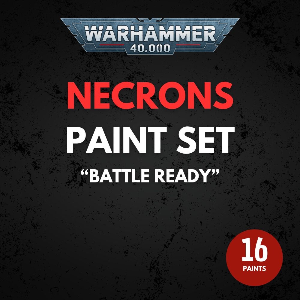 Necrons Paint Set Warhammer 40K - Battle Ready