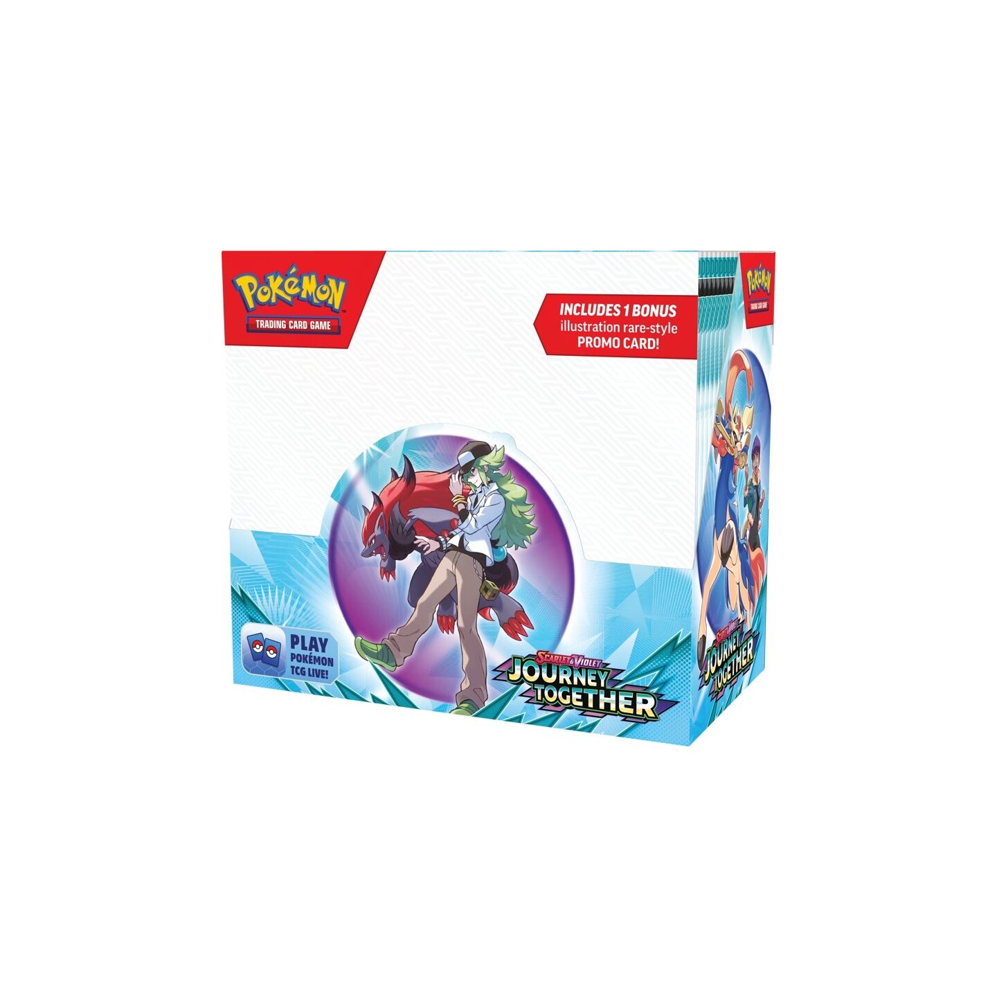 Pokemon Journey Together ENHANCED Box Booster Box med promokort