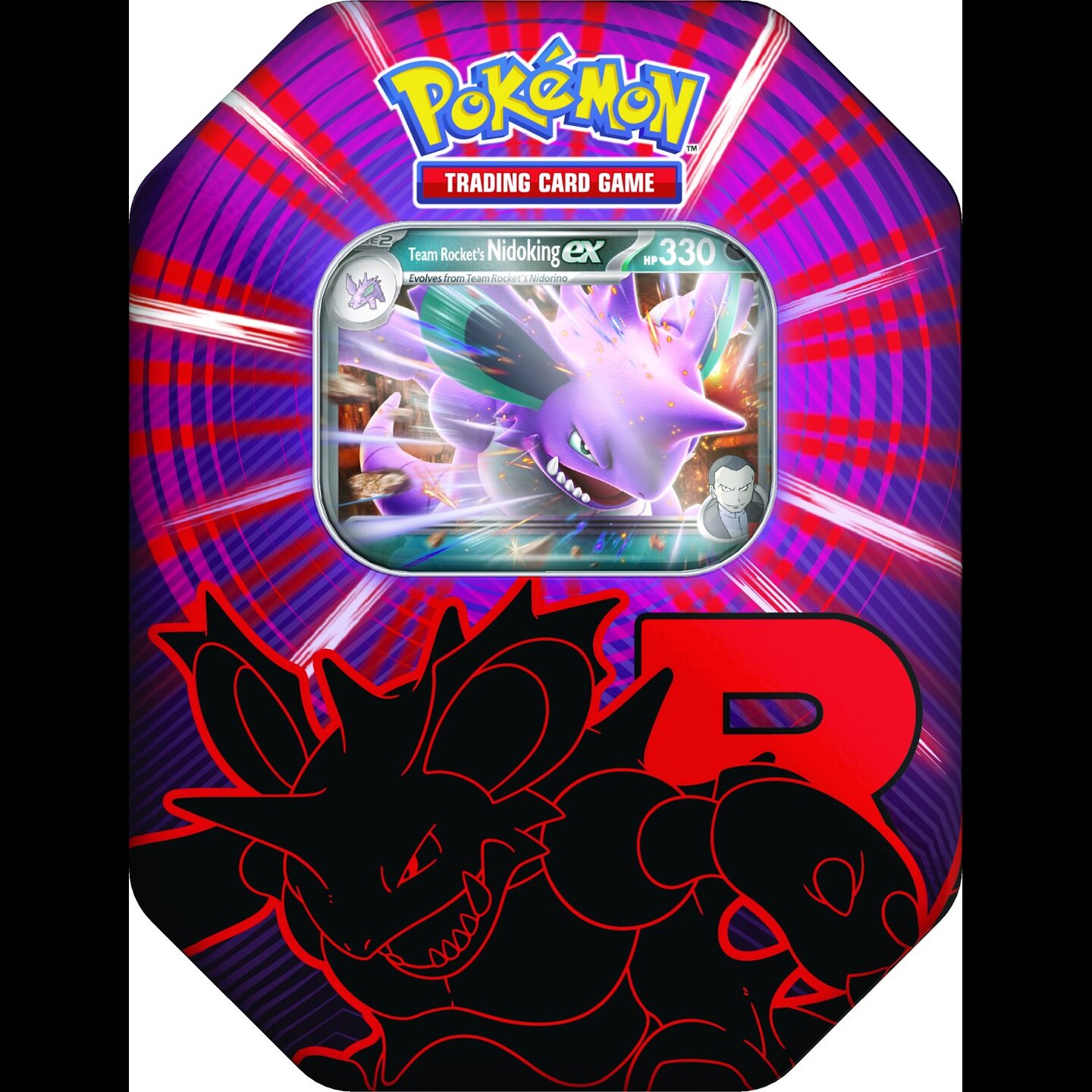 Pokemon Tin Box Nidoking ex Team Rocket - Fall 2025