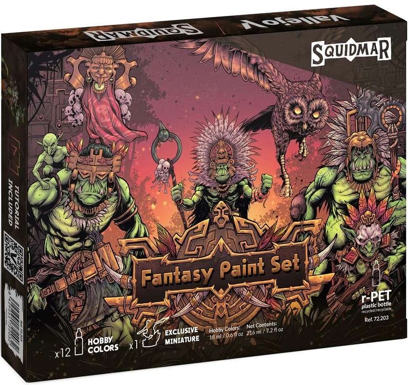 Vallejo Fantasy Paint Set Squidmar Miniatures